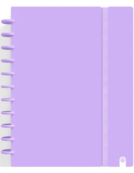 CUADERNO INGENIOX A4 80H CUADRICULA MALVA PASTEL CUADERNO INGENIOX A4 80H CUADRICULA MALVA PASTEL