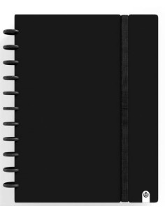 CUADERNO INGENIOX A4 80H HORIZONTAL NEGRO