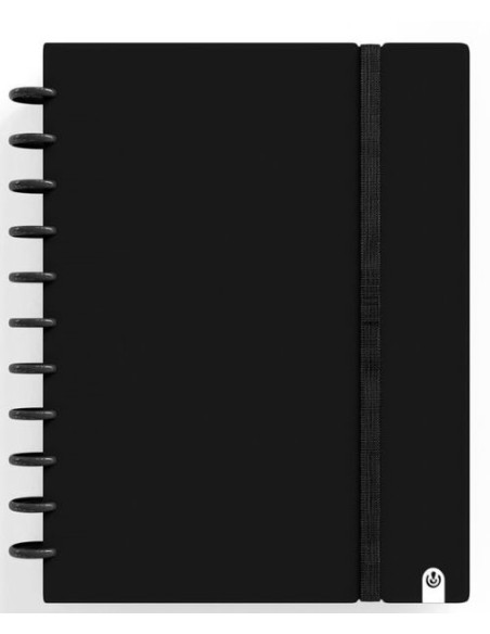 CUADERNO INGENIOX A4 80H HORIZONTAL NEGRO