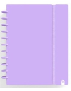 CUADERNO INGENIOX A4 80H HORIZONTAL MALVA PASTEL