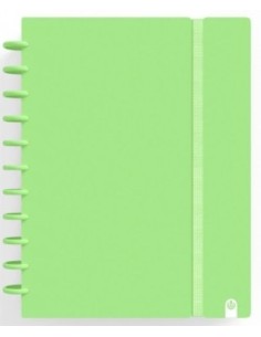 CUADERNO INGENIOX A4 80H HORIZONTAL VERDE PASTEL
