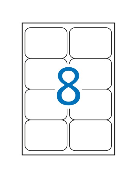 02876 etiqueta de impresora Rojo