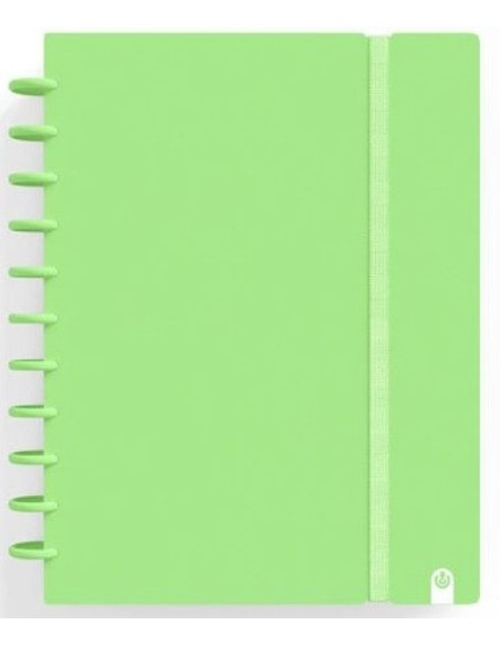 CUADERNO INGENIOX A5 80H HORIZONTAL VERDE PASTEL CUADERNO INGENIOX A5 80H HORIZONTAL VERDE PASTEL