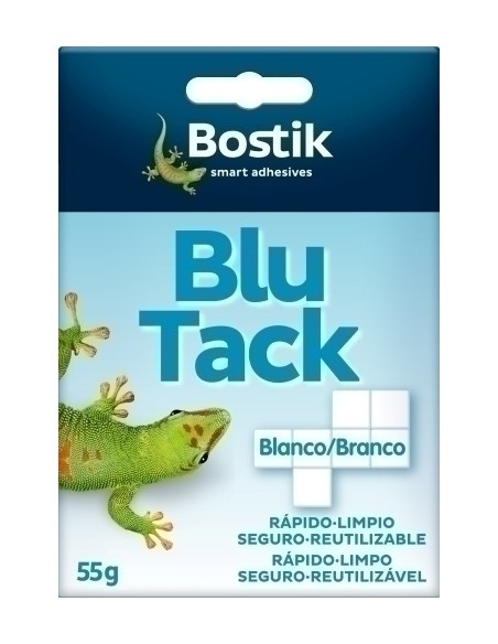 MASILLA ADHESIVA BLU-TACK BLANCO CUART. 1739 Pack 12 Unid