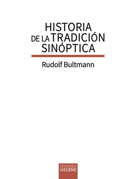 Historia de la tradicion sinoptica