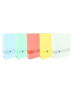 OXFORD & YOU CARPETA DE 4 ANILLAS 40MM MIXTAS A4+ COLORES SURTIDOS - Color no elegible 400153664 Pack de 10 Unid