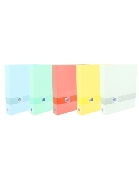 OXFORD & YOU CARPETA DE 4 ANILLAS 40MM MIXTAS A4+ COLORES SURTIDOS - Color no elegible 400153664 Pack de 10 Unid