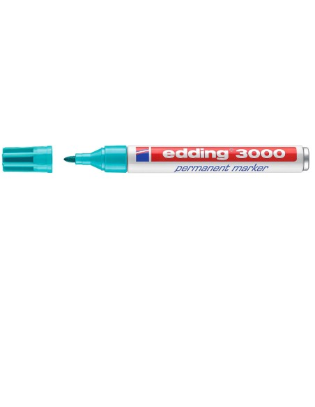 3000 marcador permanente Punta redonda Turquesa 1 pieza(s)
