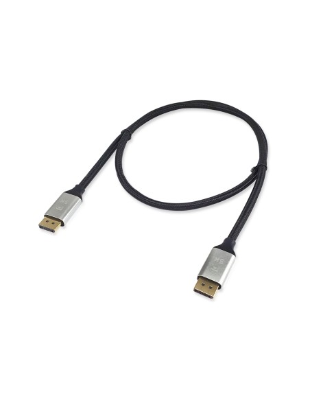 119263 cable DisplayPort 3 m Aluminio, Negro