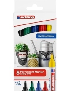 ROTUL.EDDING 3000 BASICOS PACK 5