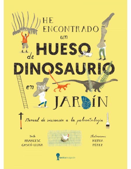He encontrado un hueso de dinosaurio en mi jardin