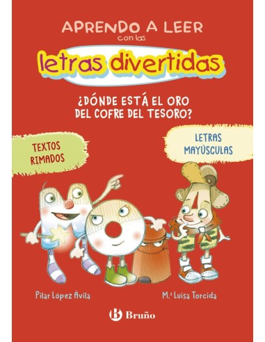 Aprendo a leer con las letras divertidas 1 Donde esta el oro del cofre del tesoro
