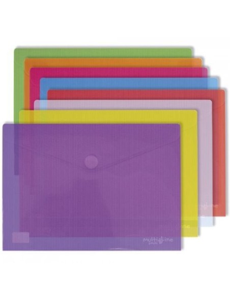 PACK 12 SOBRES PP MULTILINE A3 SURTIDOS