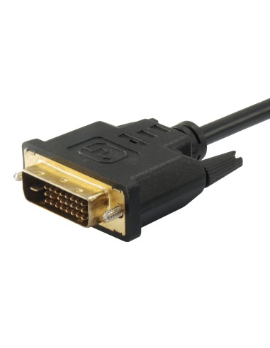 119322 adaptador de cable de vídeo 2 m HDMI DVI-D Negro