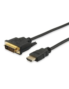 119323 adaptador de cable de vídeo 3 m HDMI DVI-D Negro