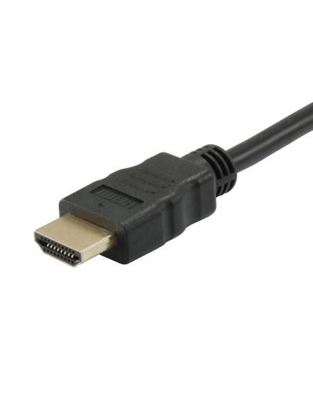 119323 adaptador de cable de vídeo 3 m HDMI DVI-D Negro