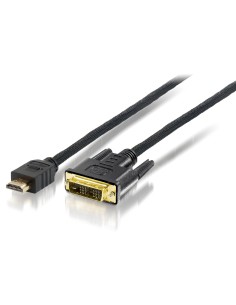 119325 adaptador de cable de vídeo 5 m HDMI DVI-D Negro