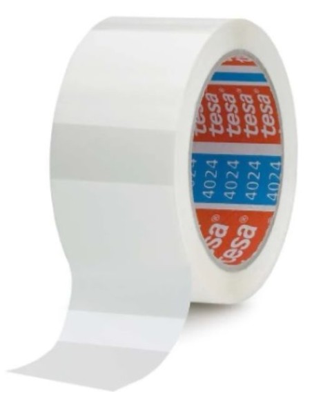 Pack 6 rollos cinta embalaje blanco polipropileno 4089 66mx50mm