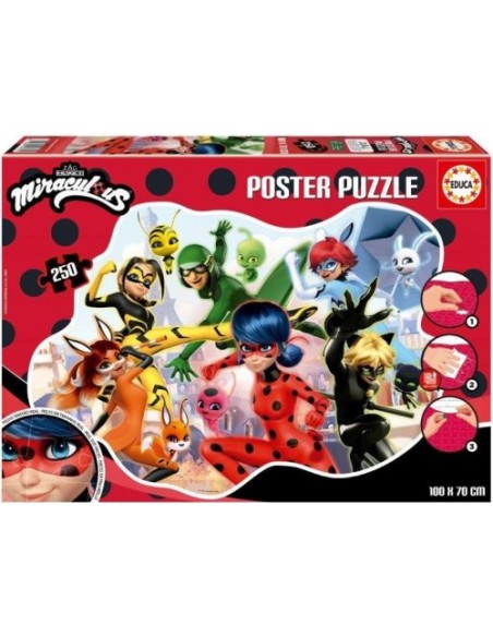 PUZZLE 250 PIEZAS MIRACULOUS POSTER