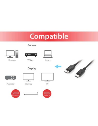 119337 cable DisplayPort 5 m Negro