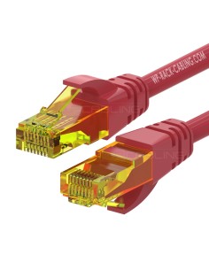 WPC-PAT-6AU005R cable de red Rojo 0,5 m Cat6a U/UTP (UTP)