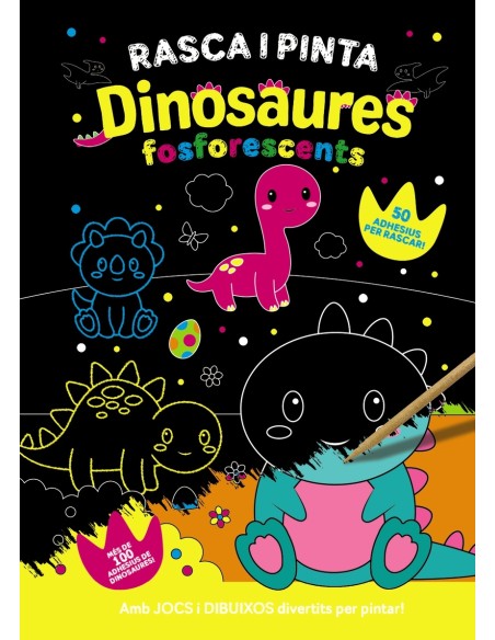 Rasca i pinta dinosaures fosforescents