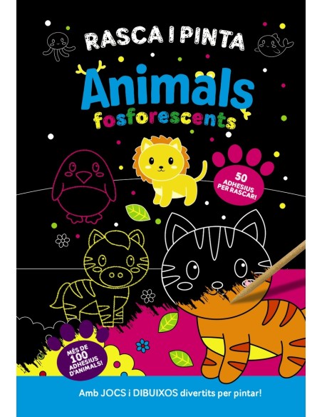 Rasca i pinta animals fosforescents