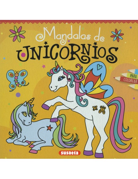 Mandalas de unicornios para colorear