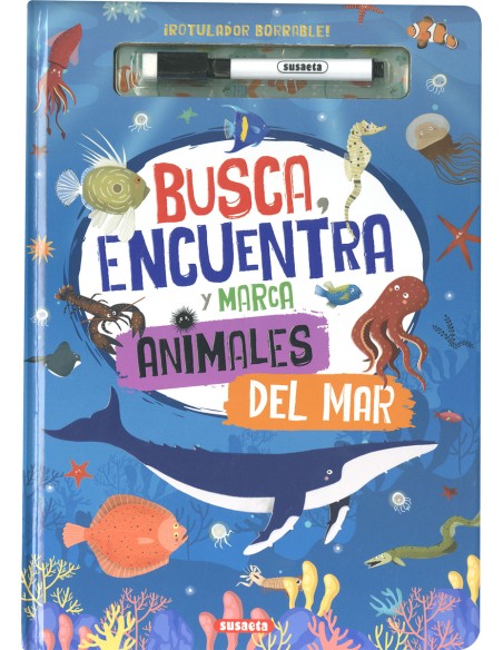 Busca encuentra y marca animales del mar