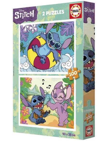 PUZZLE 2X100 PIEZAS STITCH