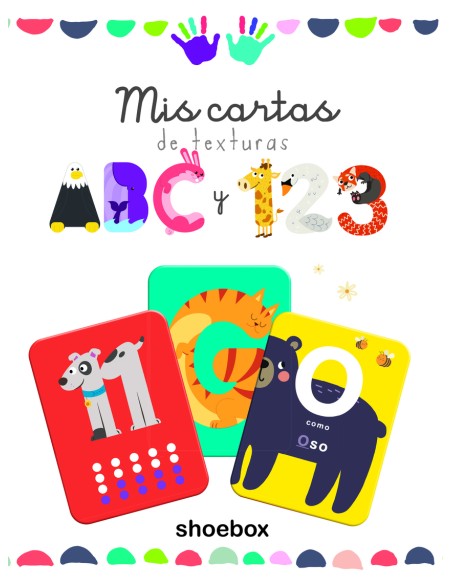 Mis cartas de texturas ABC y 123