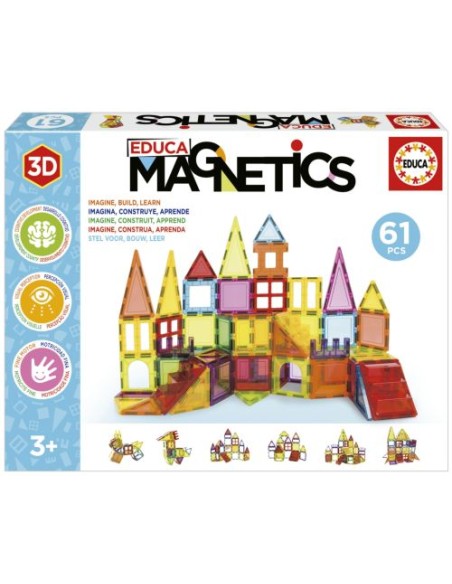 JUEGO 61 PIEZAS EDUCA MAGNETICS