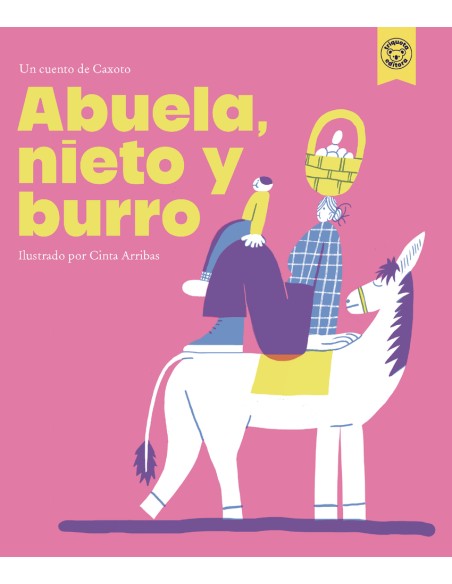 Abuela nieto y burro
