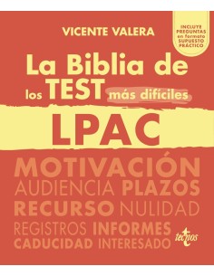La BIBLIA de los Test mas dificiles de la LPAC