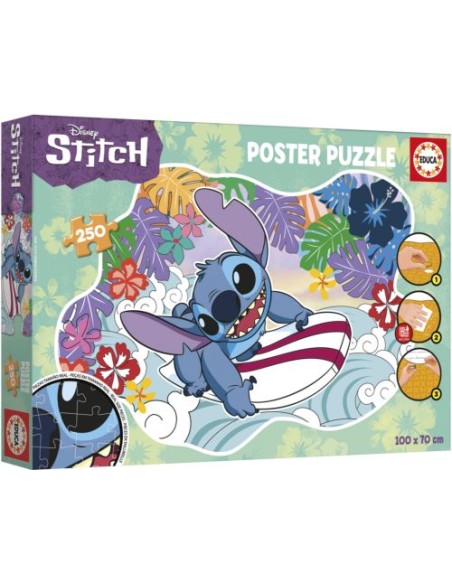 PUZZLE 250 PIEZAS STITCH POSTER PUZZLE