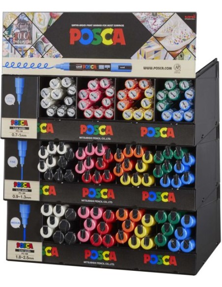 Expositor sobremesa 112 marcadores posca