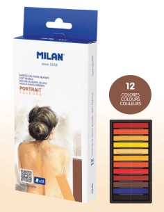 CAJA 12 PASTELES RETRATO MILAN