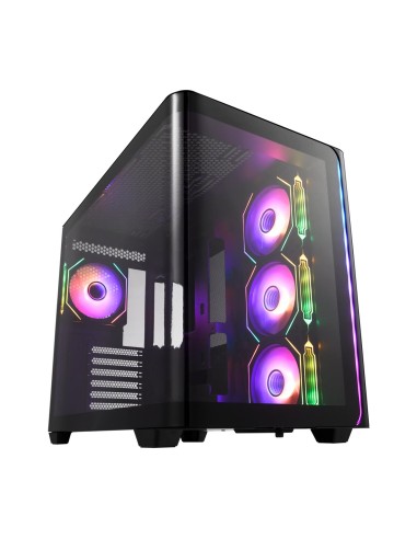 M580-BA Carcasa Midi Tower mITX, mATX Negro ARGB