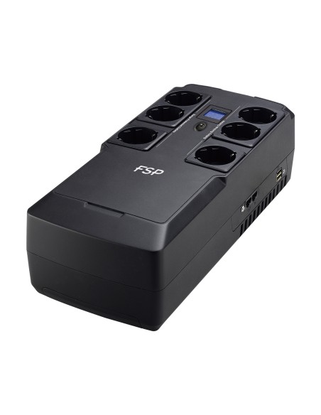 NanoFit 800 sistema de alimentación ininterrumpida (UPS) En espera (Fuera de línea) o Standby (Offline) 0,8 kVA 480 W 6 salidas 