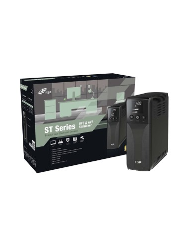 ST 850 sistema de alimentación ininterrumpida (UPS) Línea interactiva 0,85 kVA 510 W 4 salidas AC