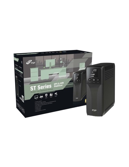 ST 1200 sistema de alimentación ininterrumpida (UPS) Línea interactiva 1,2 kVA 720 W 4 salidas AC
