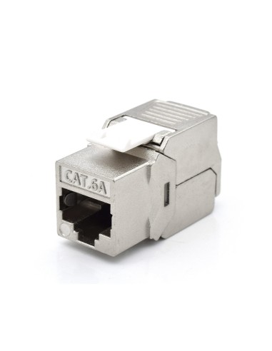 WPC-KEY-6ASP-TL conector RJ45 Metálico, Blanco