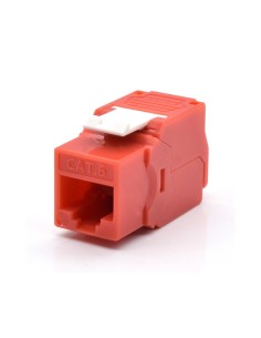 WPC-KEY-6UP-TL/R conector RJ45 Rojo, Blanco