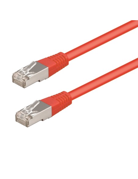 WPC-PAT-5F005R cable de red Rojo 0,5 m Cat5e F/UTP (FTP)