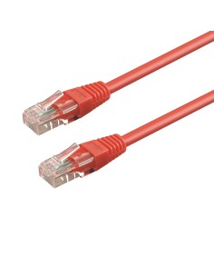 WPC-PAT-6U020R cable de red Rojo 2 m Cat6 U/UTP (UTP)