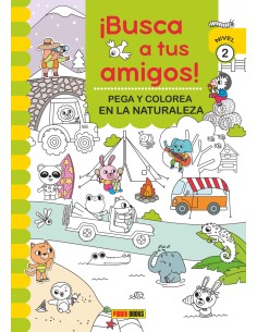BUSCA AMIGOS NATURALEZA PEGA COLOREA N2