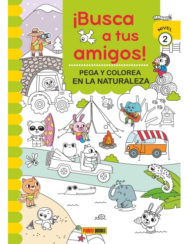 BUSCA AMIGOS NATURALEZA PEGA COLOREA N2