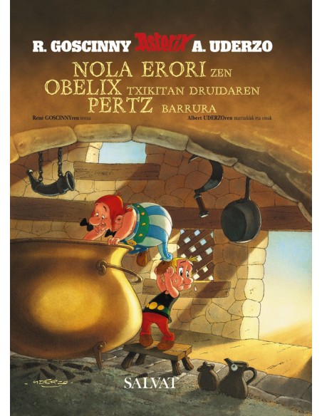 Nola erori zen Obelix txikitan druidaren pertz barrura euskara