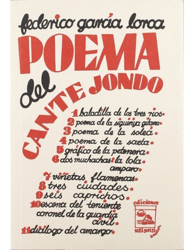 Poema del cante jondo