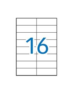 C 100 hojas etiquetas ft im 105x37 apli cantos rectos